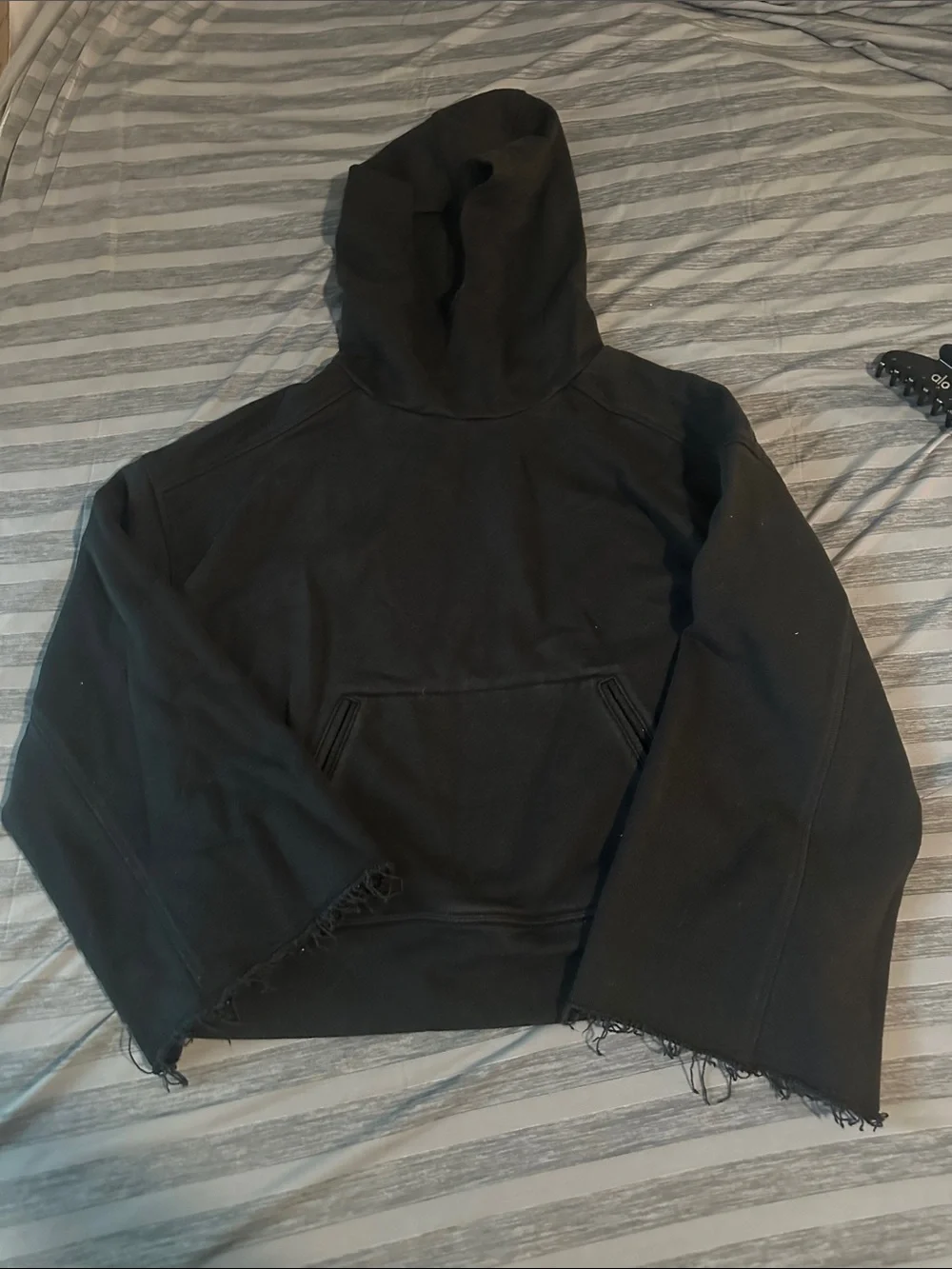 Women’s Alo Yoga Black Hoodie Sz XS oversized
